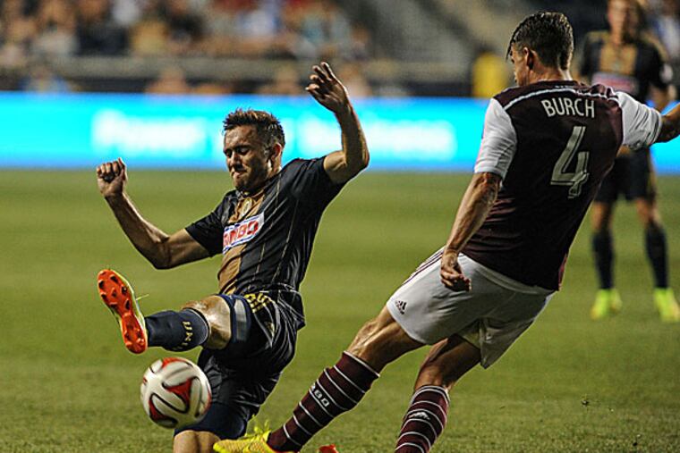 Union forward Andrew Wenger.