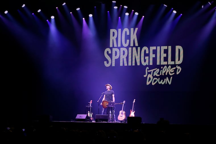 You can't go back. Or can you? Eighties heartthrob/musician Rick Springfield gave fans a throwback to their tween days with a show Thursday night at Parx Casino in Bensalem. ELIZABETH ROBERTSON / Staff Photographer