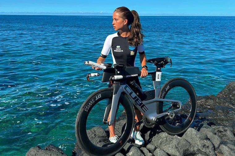 Sofia Nordbeck, a freshman triathlete at La Salle, recently competed in the Ironman World Championship in Kona, Hawaii.