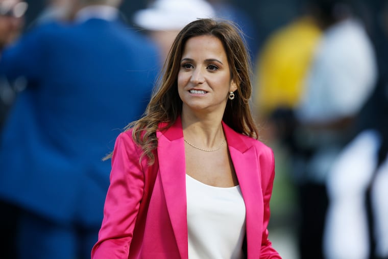 Dianna Russini, seen here in 2019 while still a reporter for ESPN.