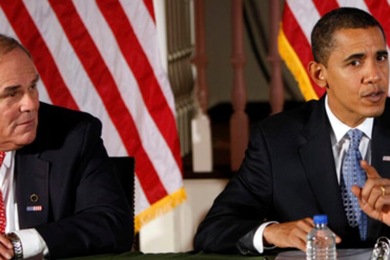 Gov. Rendell and President-elect Obama at the National Governor's Association meeting in Philadelphia last week.