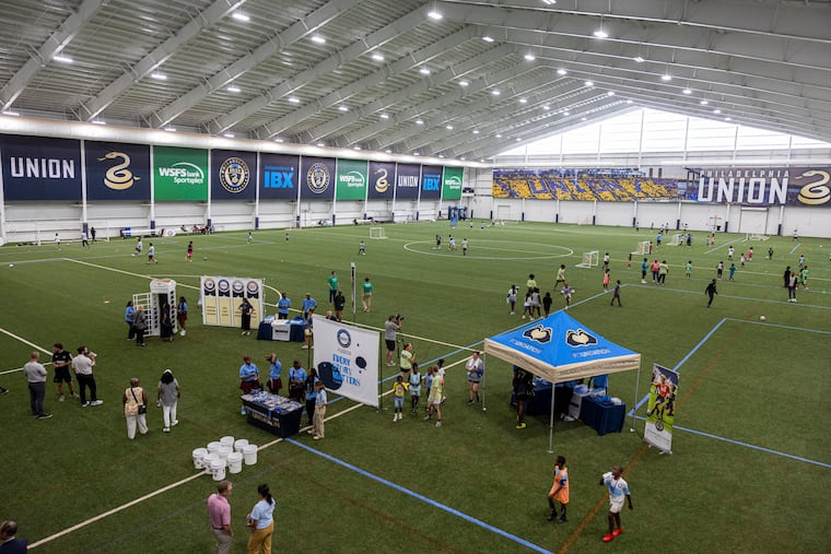 The indoor turf field at the Union's facilities in Chester will host all of the tournament's games.