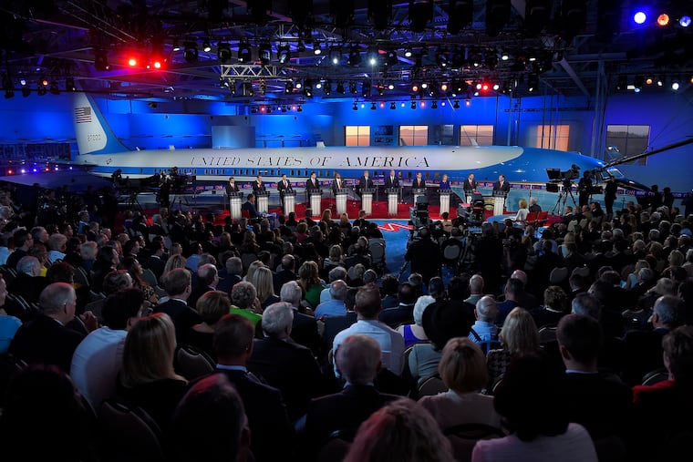 Reagan National Library will host the second Republican presidential debate of the 2023 election cycle Wednesday night. The site previously hosted a 2016 debate, pictured above.