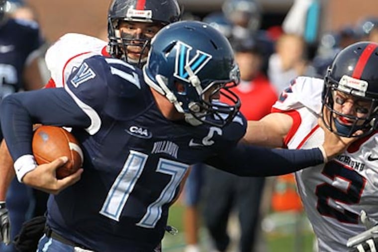 Villanova quarterback Chris Whitney has a team-best nine rushing touchdowns on the season. (Ron Cortes/Staff Photographer)