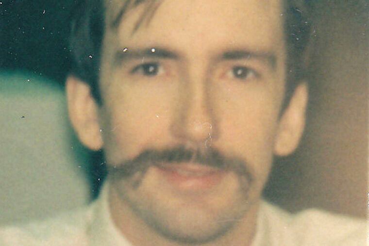 Tom Wilk in his 1985 Courier- Post ID photo. It was almost New Year's Day, his birthday, and he was about to turn 30.