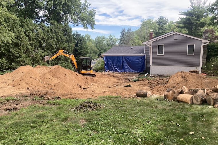 Acorn Built Homes is building a two-bedroom attached accessory dwelling unit onto this Upper Dublin home.