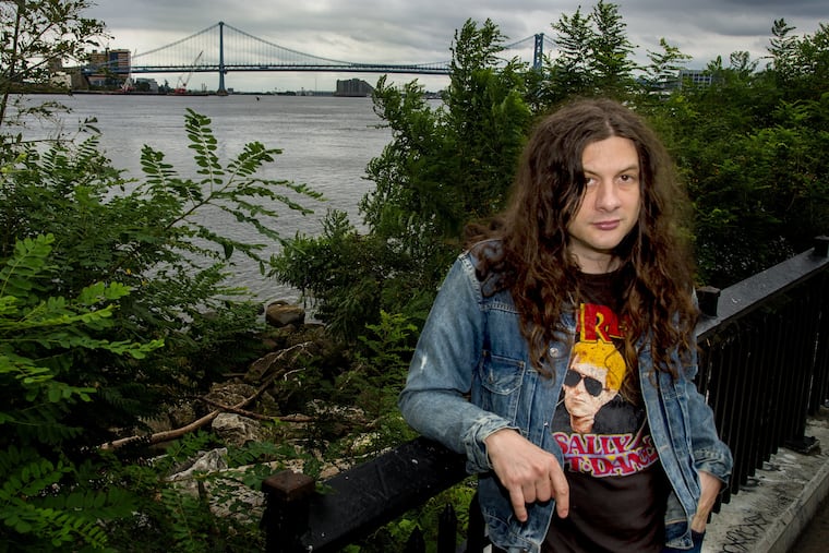 Philadelphia songwriter and guitarist Kurt Vile is photographed in Penn Treaty Park September 20, 2018. He has his first new record in three years, Bottle It In, coming out in October.