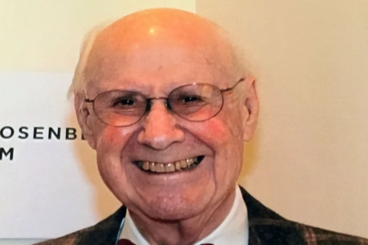 Harold S. Rosenbluth, 91, died Wednesday at home in Haverford.