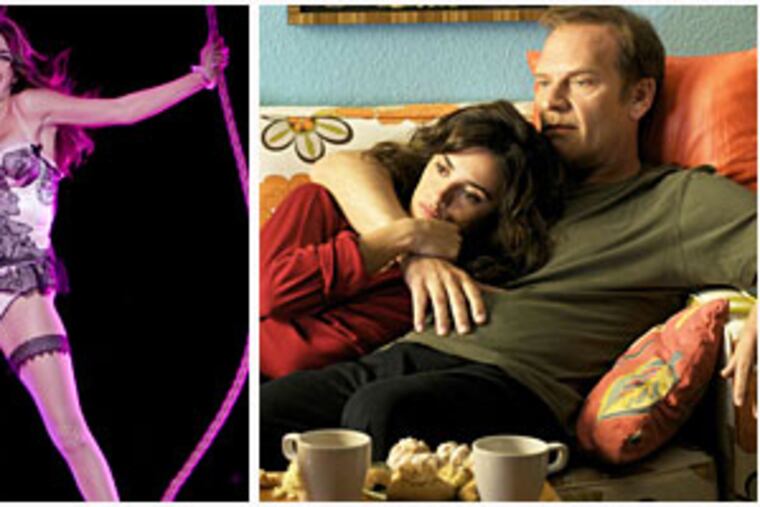 Penélope Cruz and Lluís Homar in "Broken Embraces," and Cruz as Carla in “Nine.” Says Homar: "The combination of both - of this remarkable beauty and talent and charisma, and her humility - I think it makes her even more special."