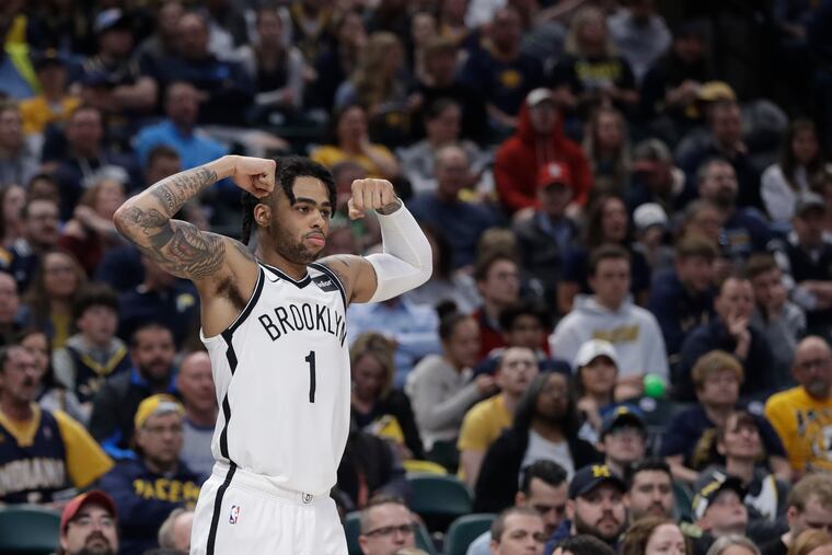 D'Angelo Russell has led the Nets to their postseason berth since 2015. They will play the Sixers in the first round.