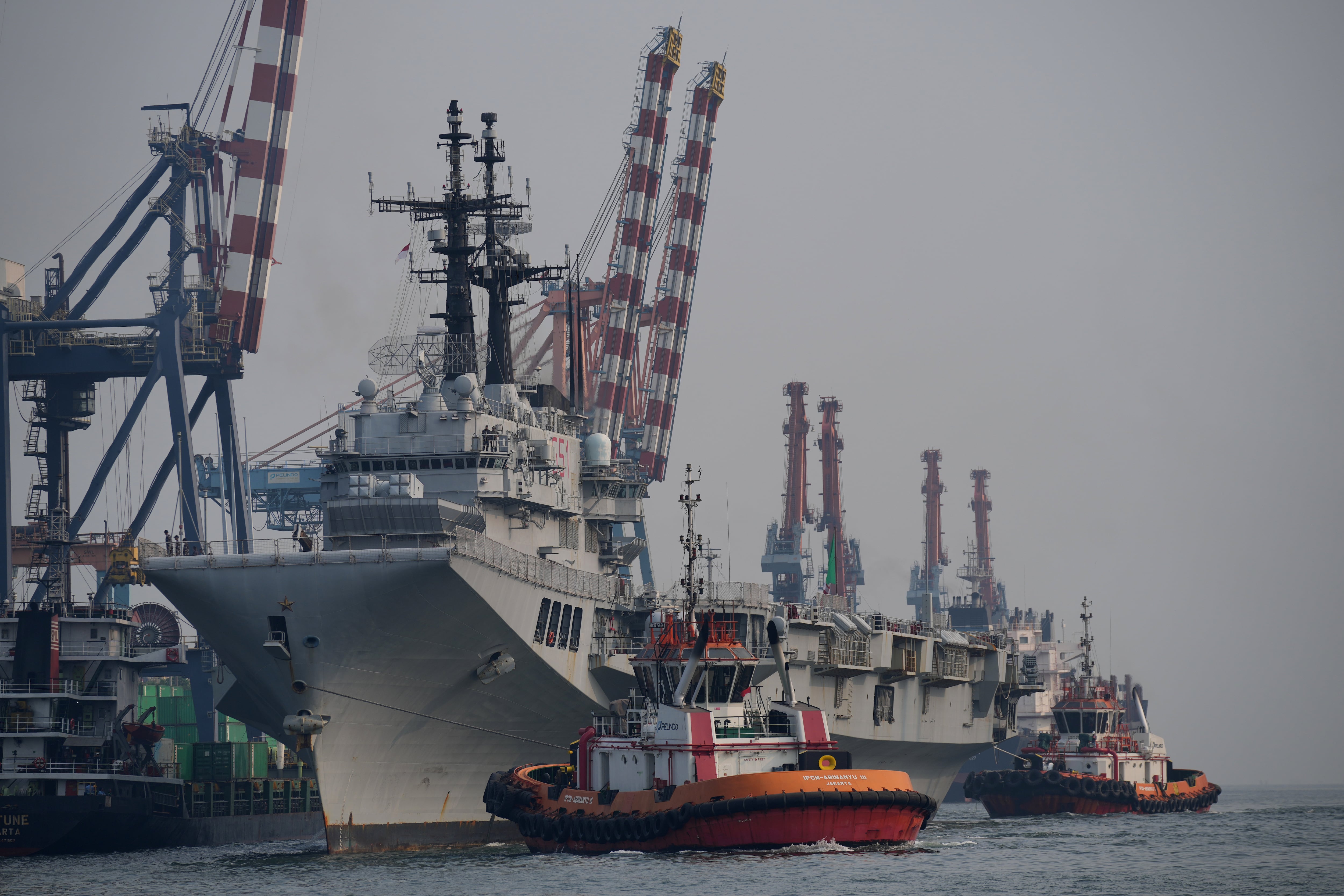 Indonesia Welcomes First Aircraft Carrier, ITS Giuseppe Garibaldi, Amidst Debate