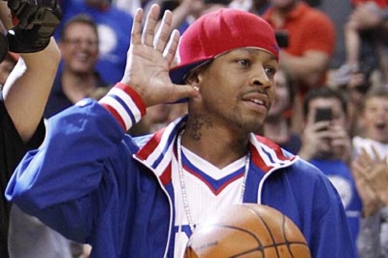 "We had been wanting to bring him back all year," Sixers CEO Adam Aron said about Allen Iverson. (Ron Cortes/Staff Photographer)