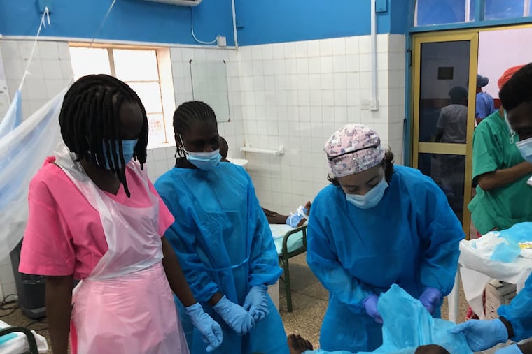 A team of Temple University doctors traveled to Sierra Leone at the beginning of November to help local medical providers treat hundreds of patients with severe burns from a gas tanker fire in the nation's capital, Freetown.