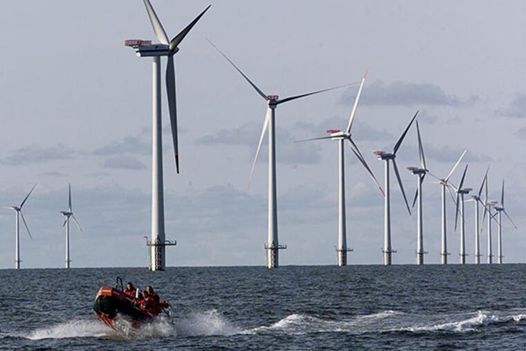 Wind turbines off the Danish coast. HERIBERT PROEPPER / Associated Press, file