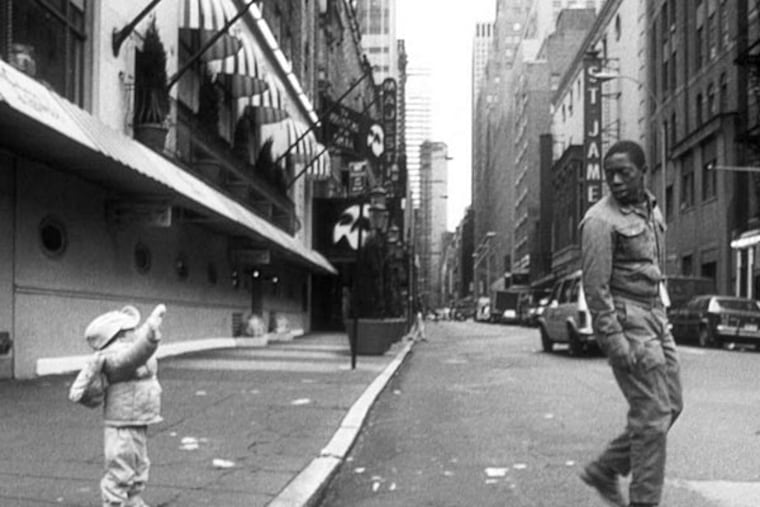 Charles Lane in "Sidewalk Stories" ends up with a little girl, played by Lane's daughter Nicole.