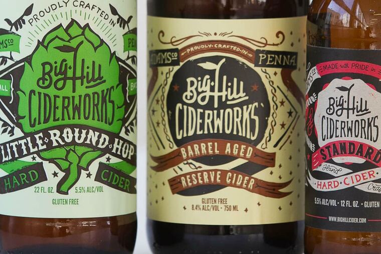 Cider from Big Hill Ciderworks.
