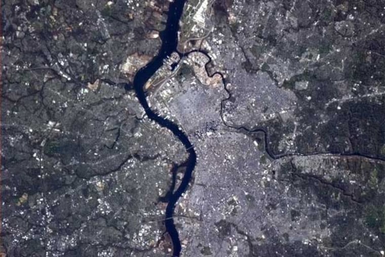 "Philadelphia in exquisite detail" by Cmdr. Chris Hadfield.