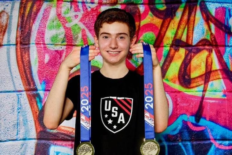 16-year-old Zach Peckman earned the top spot in the single rope speed endurance event and won second place in the single rope speed sprint event for the 2025 Grand National Championships — breaking two U.S. records in the process.