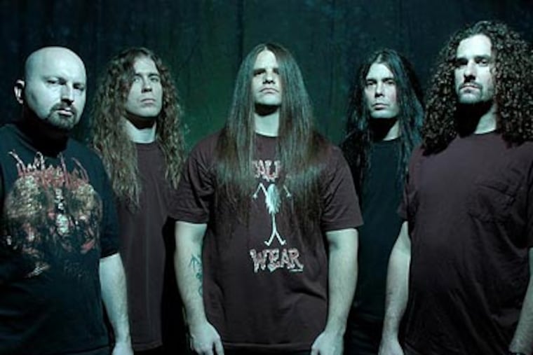 Albert Mudrian calls Cannibal Corpse (above) "nice, gregarious dudes."