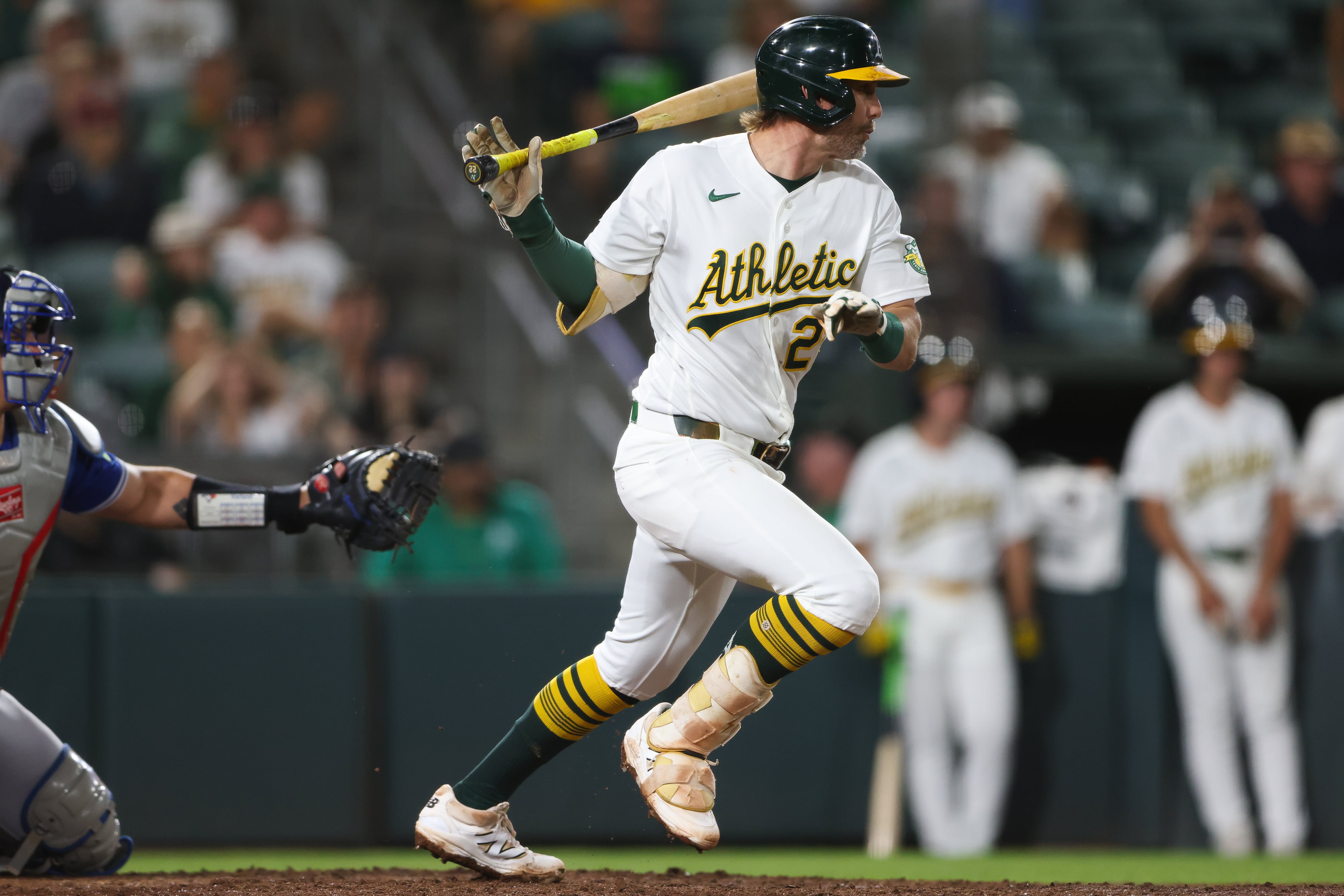 Jeff McNeil legs out winning single, lifts A's to 6-5 victory over Blue Jays