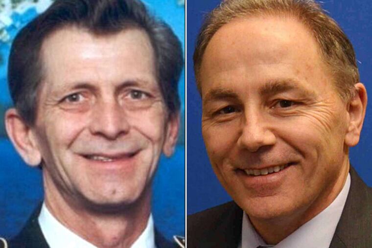 Doug Sterner (left) pushed for the federal Stolen Valor Act; Assemblyman Vince Mazzeo (right) cosponsored the Stolen Valor Act.