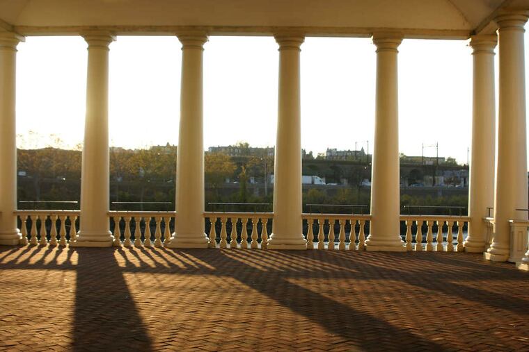Philadelphia's Fairmount Park Water Works , where the Project Flow program takes place. The venue has been recognized by the state as an official environmental education center. BETH KEPHART