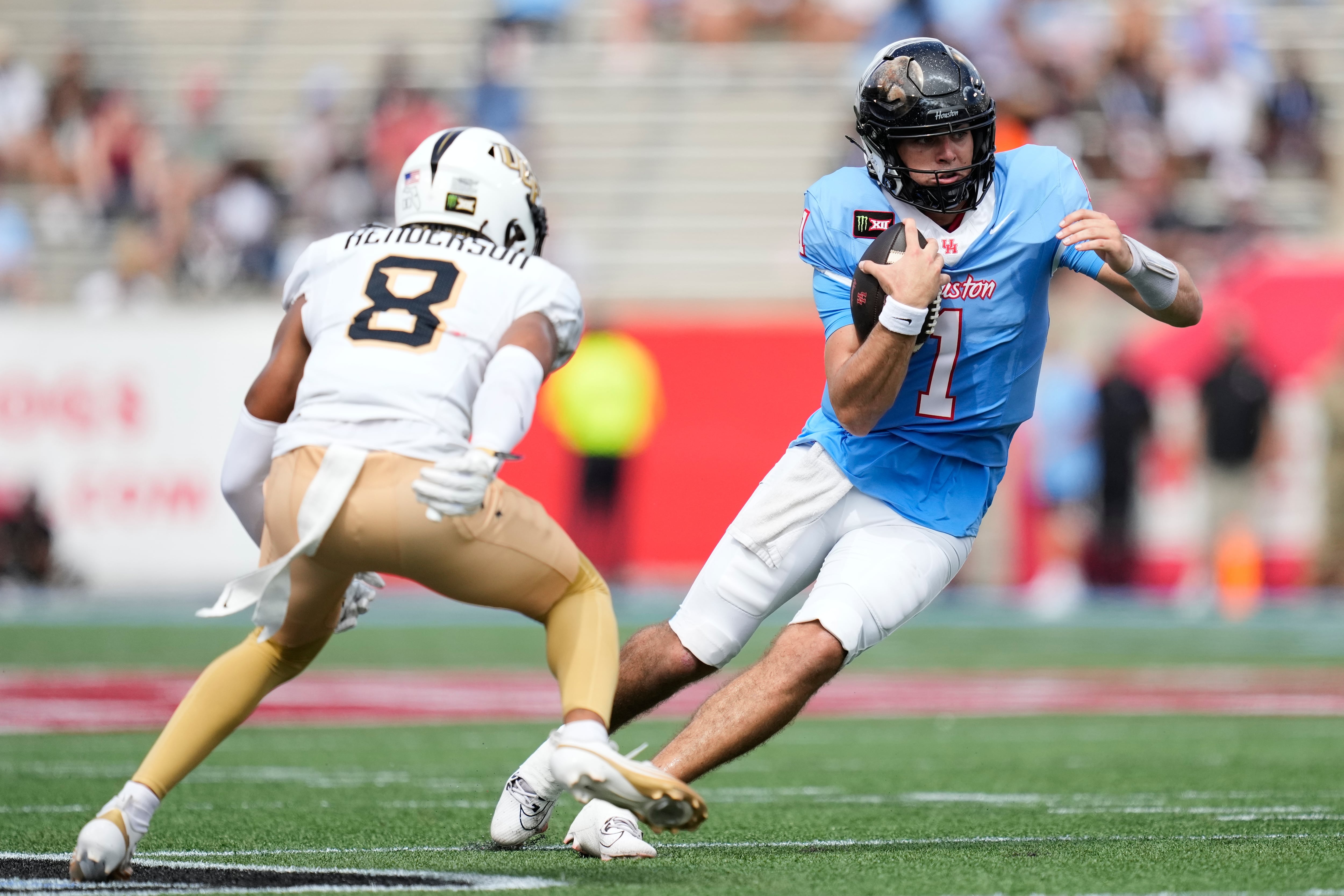 Conner Weigman's 3 second-half touchdowns rally No. 20 Houston past UCF 27-17