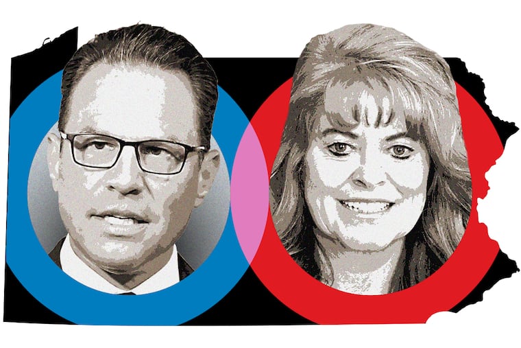 Democratic Gov. Josh Shapiro and Republican Treasurer Stacy Garrity will face off to lead Pennsylvania as governor in the upcoming Nov. 3 midterm election.