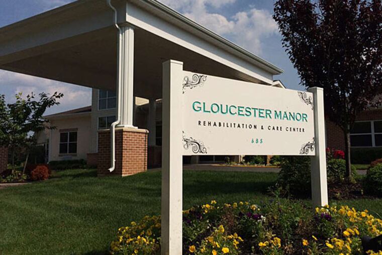 Residents at Gloucester Manor in Deptford who receive Medicare or Medicaid payments must leave by Aug. 1, according to the center's administrator.