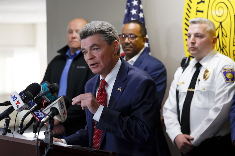 Delaware County District Attorney Jack Stollsteimer spoke Monday about what led to the shooting of Chester Police Detective Steve Byrne on Saturday.