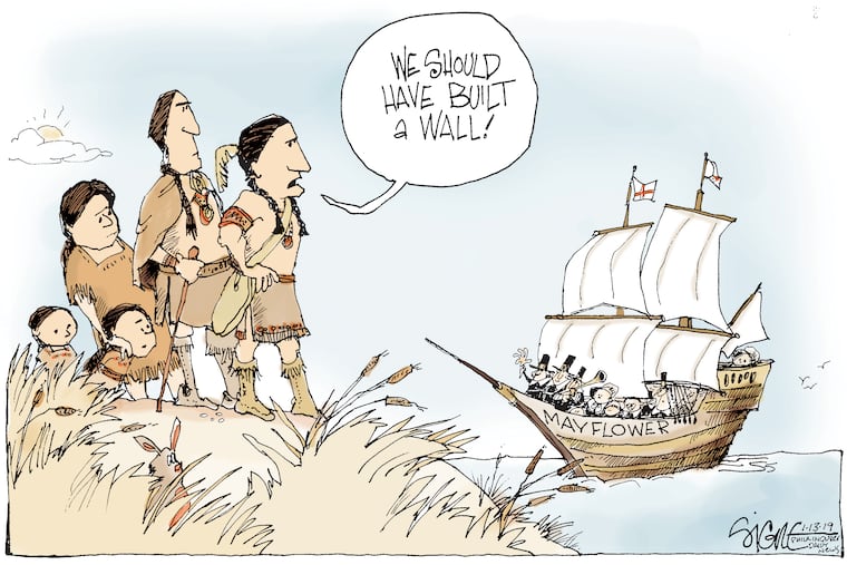 Signe cartoon
TOON13e
Pilgrims Wall