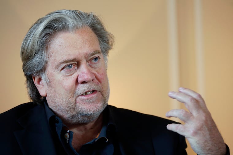 Former White House strategist Steve Bannon, shown in May 2019.