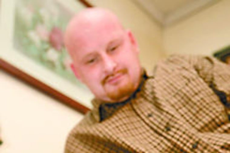 At Children's Hospital, Faith Tyler, 6, with her father, Joe. Faith was born with kidney disease and her father donated a kidney to her in 2003. But a recent infection destroyed it.