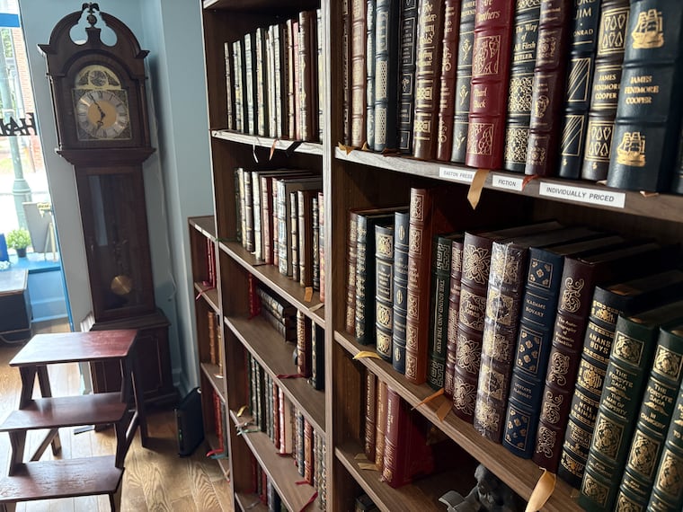 Inside of Whales & Windmills, the bookstore at 1220 Pine St.