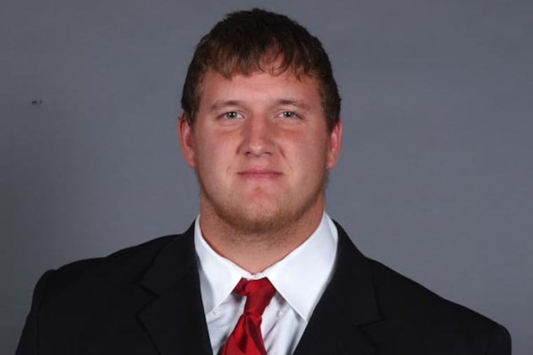 Ben Flick was killed in a one-vehicle accident following the Bearcats' 14-0 win over Miami of Ohio on Saturday night, Sept. 21, 2013, in Oxford, Ohio. (AP Photo/University of Cincinnati)