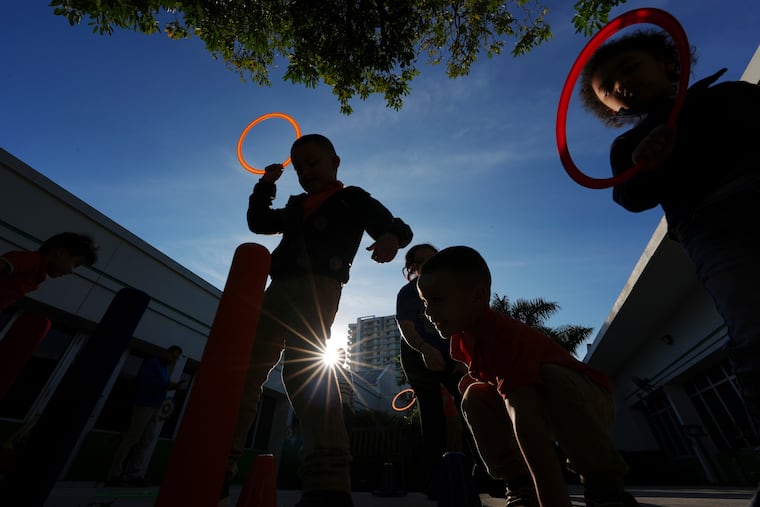 Children play during aftercare for the Head Start program at Easterseals South Florida in Miami in January 2025.