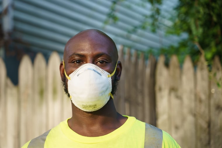 Philadelphia sanitation worker Terrill Haigler, aka Ya Fav Trashman. “I’m a foodie. I’m a big foodie,” Haigler says. “I just want to help restaurant owners recover ... and I think letting the community know where good food is is a good thing.”