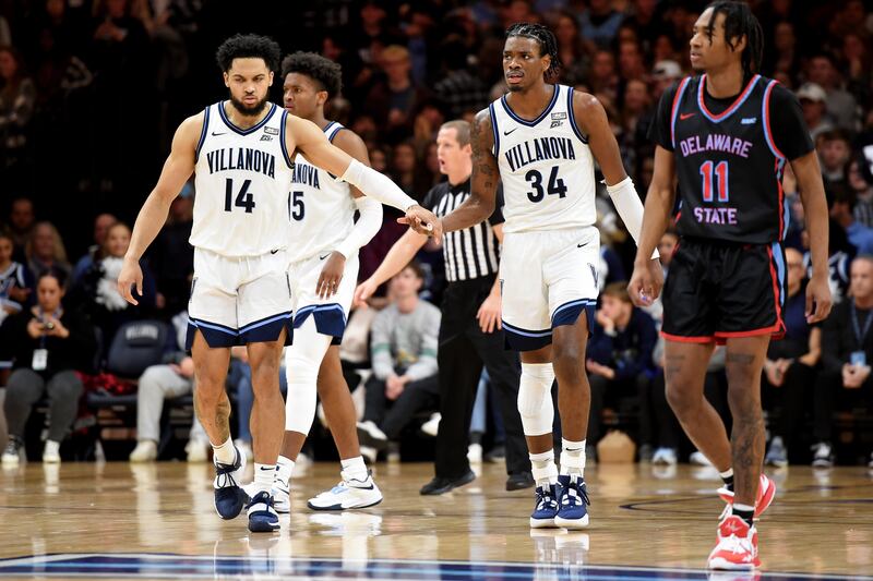 Brandon Slater Villanova grad students Caleb Daniels and Brandon Slater 'still got time'