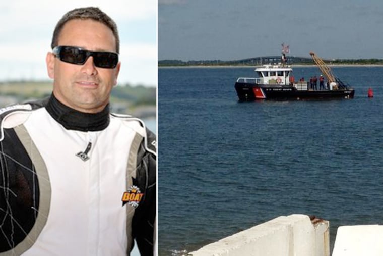 Andrew Biddle, an experienced powerboat racer who disappeared when his pontoon boat apparently hit a buoy and then slammed into a jetty at the southern tip of Longport.
