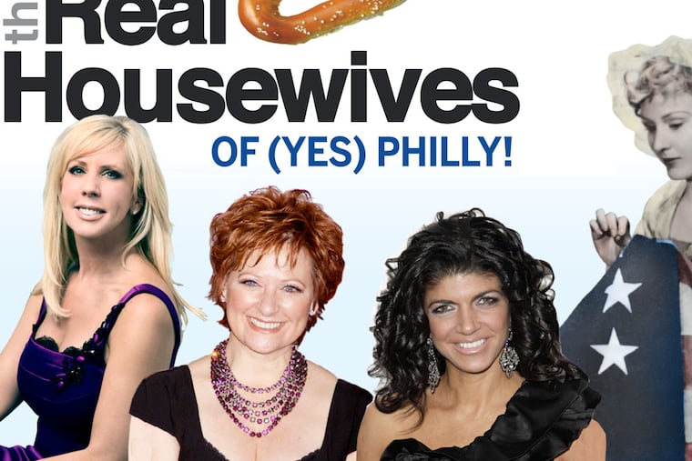 Would our own Betsy Ross fit in with the 'Real Housewives,' from left Vicki Gunvalson, Caroline Manzo and Teresa Giudice?