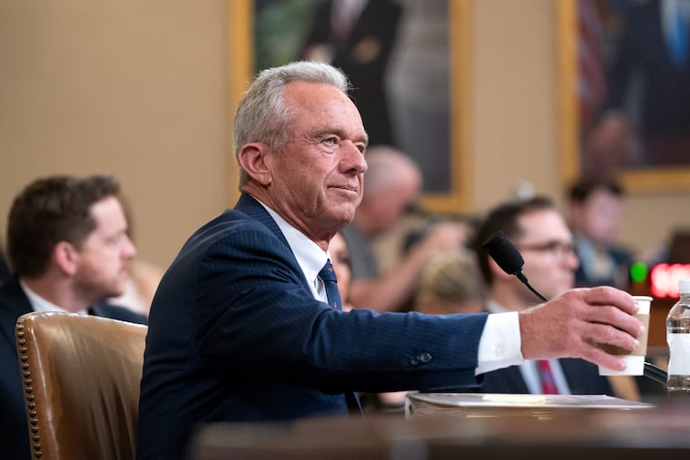 Health Secretary Robert F. Kennedy Jr. testifies at a hearing of the House Ways and Means Committee on Thursday.