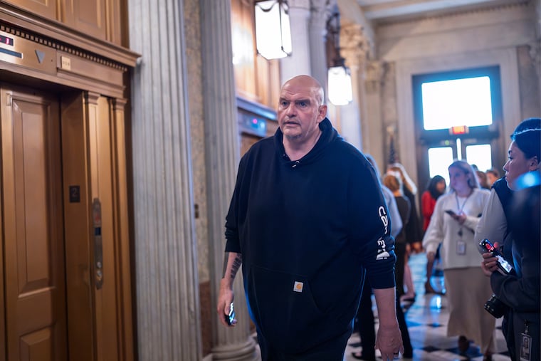 Sen. John Fetterman, D-Pa. on Wednesday, March 4, 2026.