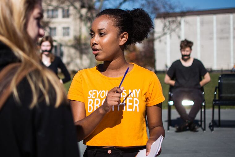 Vanessa Berhe, a freshman at Villanova, seeks the release of her uncle, an imprisoned Eritrean journalist.