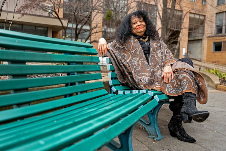 Linda S. Wallace on Tuesday, Feb. 27, 2024. She recently moved away from Center City because she didn't feel safe there. She's now in Fairmount, which she says feels much better.
