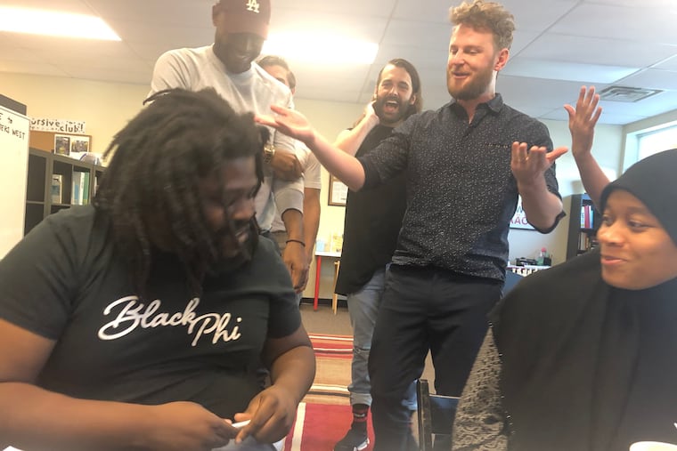 The 'Queer Eye cast surprises Mighty Writers' Tyreek Wanamaker