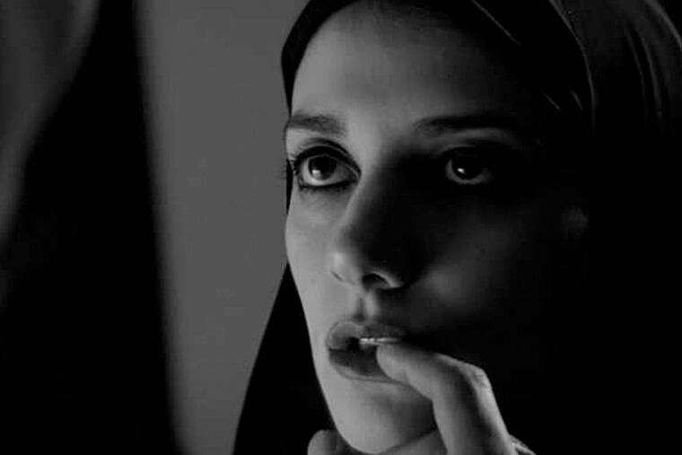 Sheila Vand is the vampire stalking a forlorn town in director Ana Lily Amirpour's "A Girl Walks Home Alone at Night." (Kino Lorber)