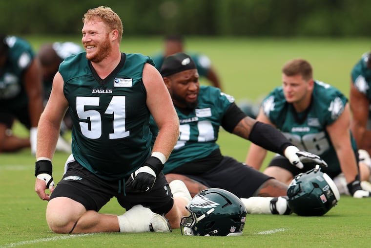Eagles center Cam Jurgens dealt with a serious back injury ahead of the Super Bowl following the 2024 season and also was banged-up in 2025. Now, he says his quality of life has improved after a somewhat normal offseason.