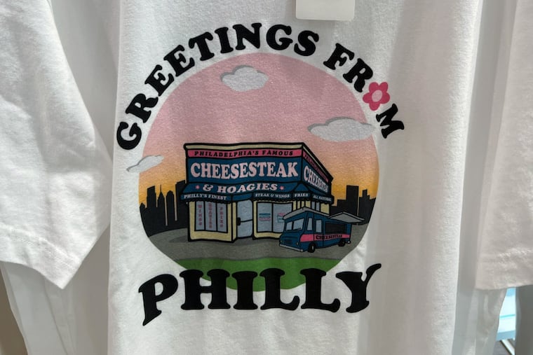 Uniqlo's new "Greetings from Philadelphia" shirt is designed by a New Yorker and exclusive to King of Prussia.