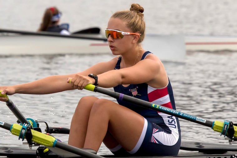 Temple’s Gemma Wollenschlaeger was born with a clubfoot that prevents her running and jumping, but she found rowing was her sport and is competing in the 2024 Paralympics.