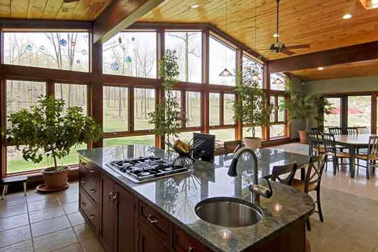 This custom-built home in Chester Springs is on the market for $1.997 million.